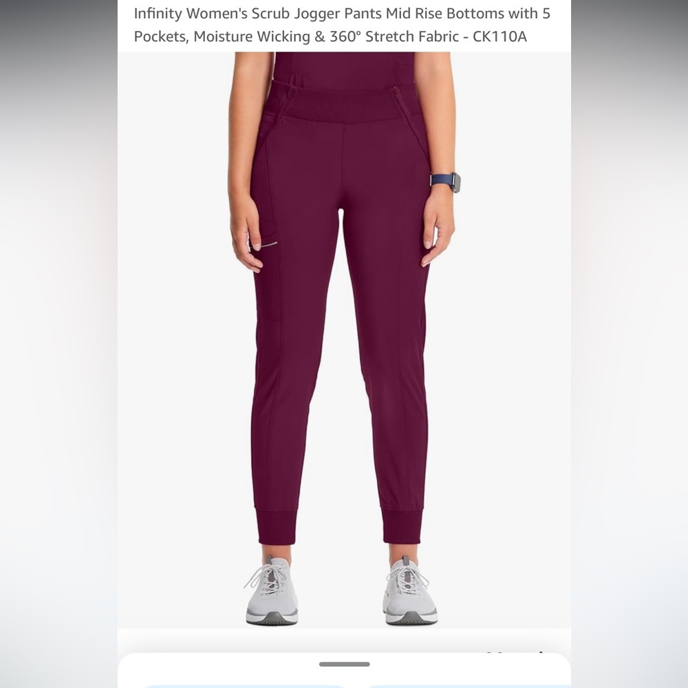 NFINITY Women's Jogger Pants - Deep Burgundy